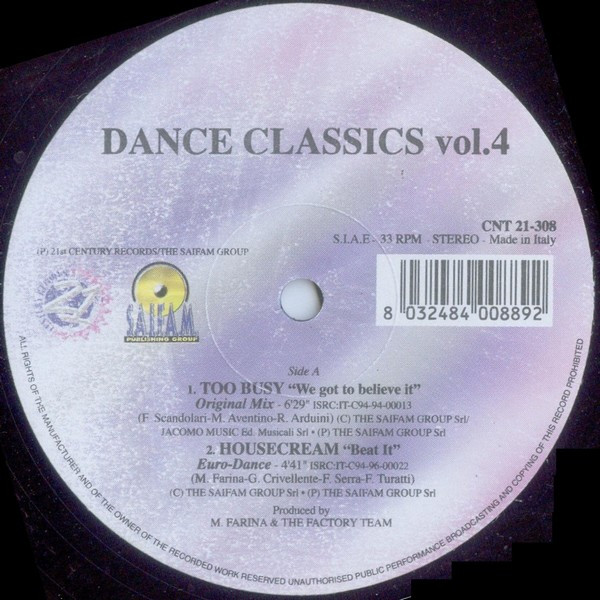 Various — Dance Classics Vol. 4