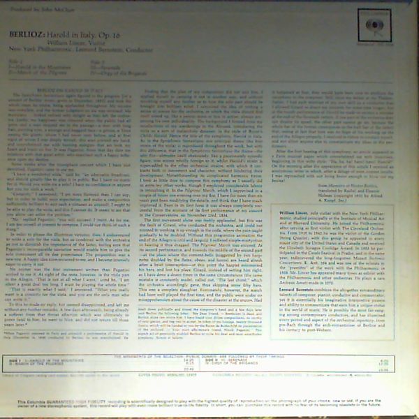 Lincer William — Berlioz: Harold in Italy