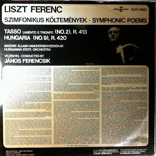 Liszt — Tasso, Hungary (symphonic poems, dir. J. Ferencsik)