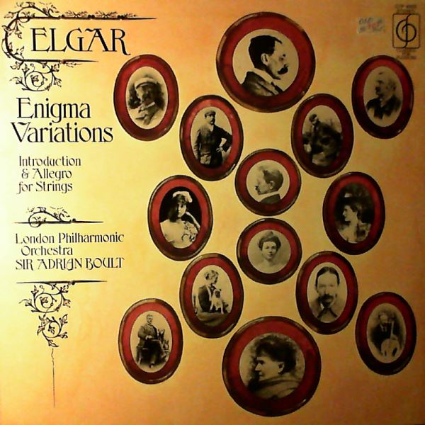 London Philharmonic Orchestra (cond. Boult Sir A.) — Elgar - Enigma Variations, Introduction & Allegro For Strings