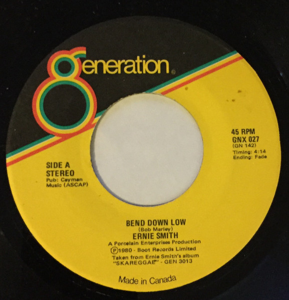 Ernie Smith — Bend Down Low