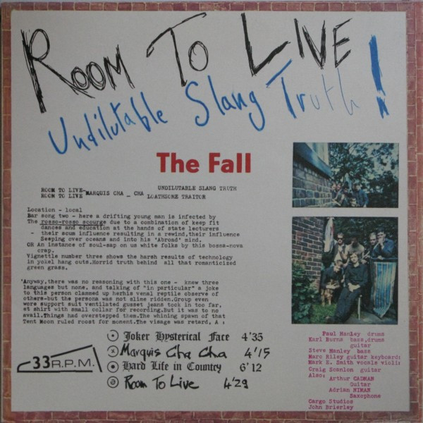 The Fall — Room To Live