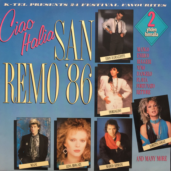 Various — Ciao Italia San Remo '86