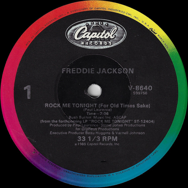 Freddie Jackson — Rock Me Tonight (For Old Times Sake)