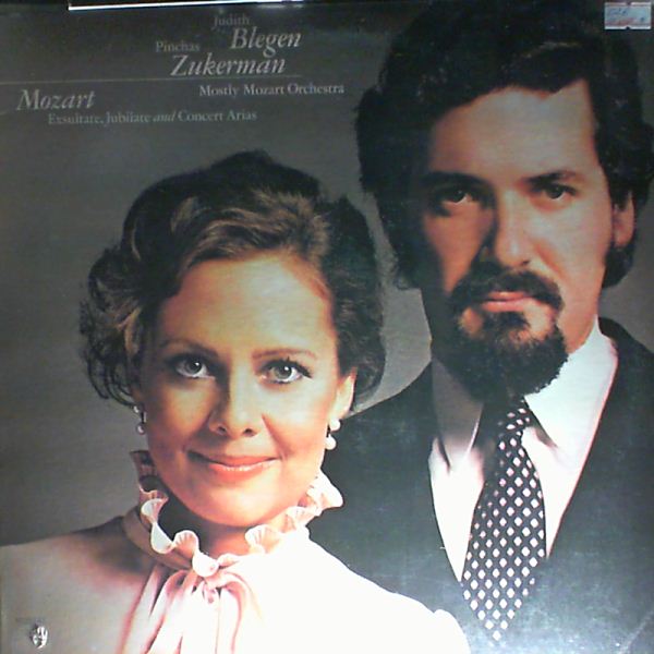 Mostly Mozart Orchestra (cond. Zukerman Pinchas)/Blegen Judith — Mozart - Exsultate, jubilate K. 165, Vorrei spiegarvi. oh Dio! K. 418, L'Amero, saro costante K. 208, Non temer, amato bene K. 490
