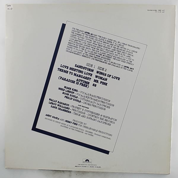 Level 42 — The Early Tapes · July/Aug 1980