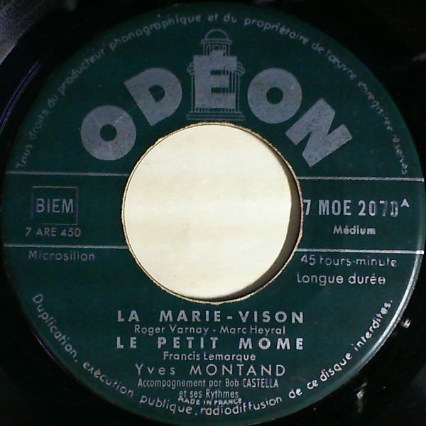 Montand Yves — La Marie-Vison