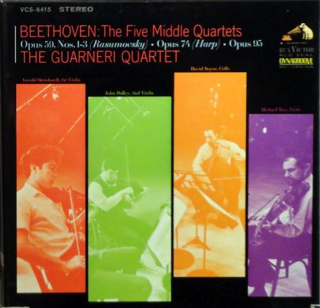 Ludwig van Beethoven ~ Guarneri Quartet — The Five Middle Quartets