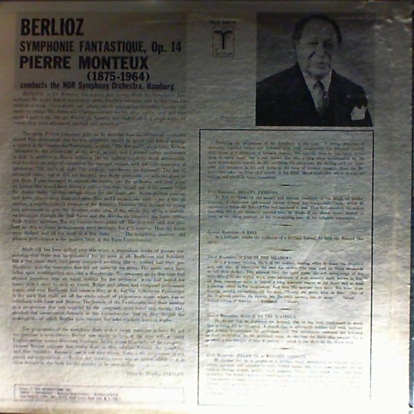 NDR Symphony Orchestra (cond. Monteux P.) — Berlioz - symphonie fantastique