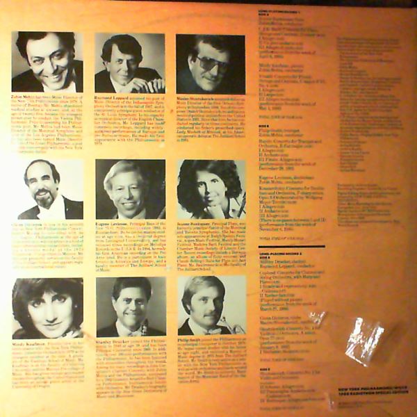New York Philharmonic — Soloist From The Orchestrs Volume 1