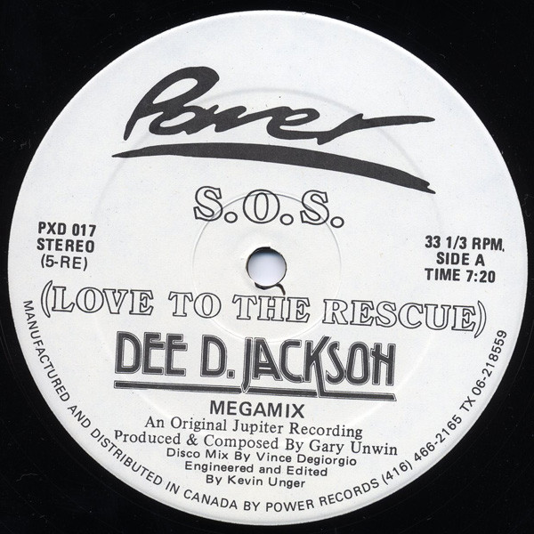 Dee D. Jackson / Antonia Rodriguez — S.O.S. (Love To The Rescue) / La Bamba