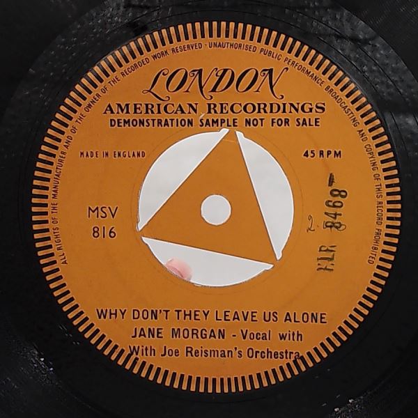 Morgan Jane — Why Don't They leave Us Alone