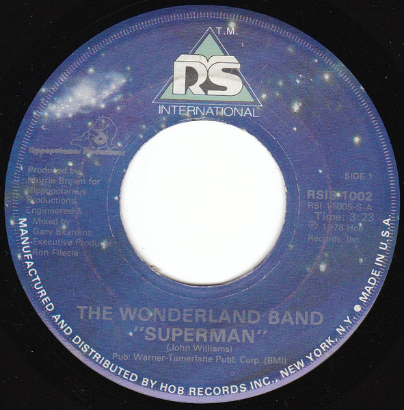The Wonderland Band — Superman / Thrill Me (With Your Super Love)