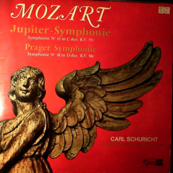 Orchestra Of The Paris Opera (cond. Schuricht C.) — Mozart - Jupiter Symphony no. 41 / Prague Symphony no. 36