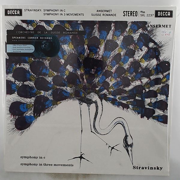 Orchestre De La Suisse Romande (cond. Ansermet E.) — Stravinsky - Symphony In C / Symphony In Three Movements