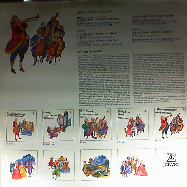 Paillard Chamber Orchestra (cond. Paillard J.-F.) — Haydn - trompetconcert/orgelconcert, concert voor 2 hoorns