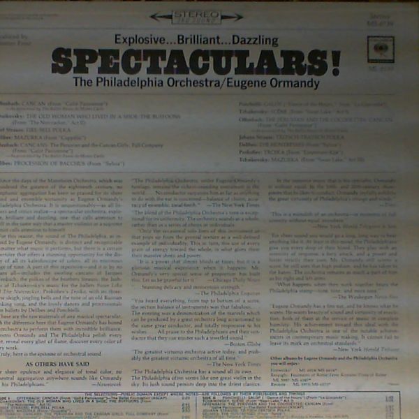 Philadelphia Orchestra — Spectaculars ! (con. E. Ormandy)