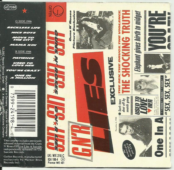 Guns N' Roses — G N' R Lies