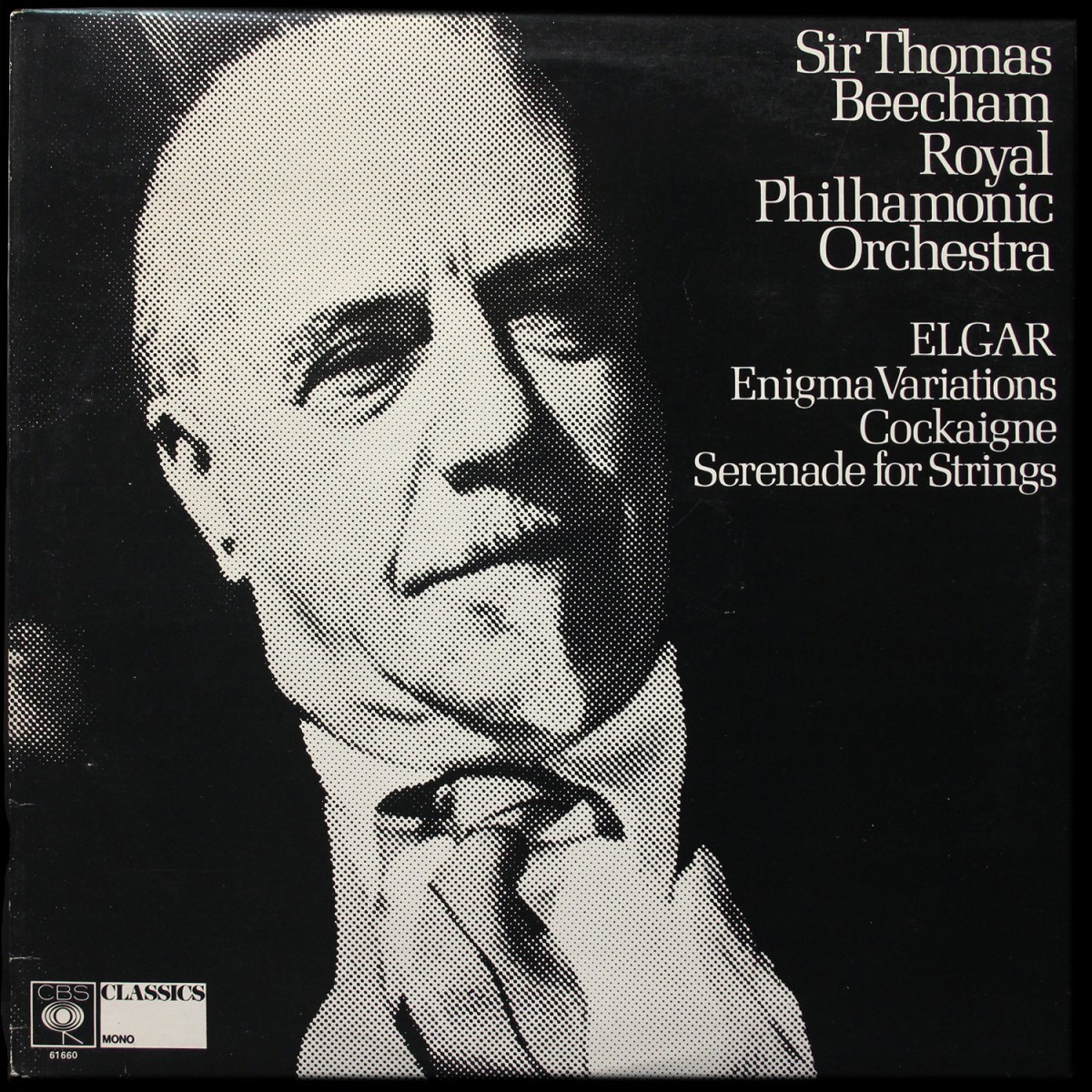 Sir Thomas Beecham / Royal Philharmonic Orchestra — Elgar: Enigma Variations, Op. 36 - Cockaigne Overture, Op. 40 - Serenade For String Orchestra, Op. 20 (моно)