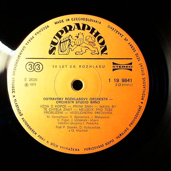 Prague Radio Symphony Orchestra/Ostrava Radio Orchestra/Brno Radio Folk Instruments Ensemble — 50 Let Cs. Rozhlasu: Smetana - Ma Vlast; Vranicky - Symphony in D-dur "Lovecka"; Lidove Pisne