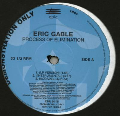 Eric Gable — Process Of Elimination