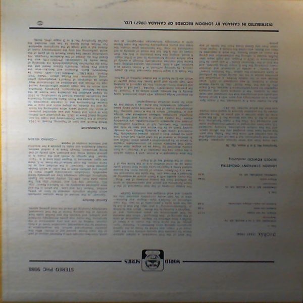 Rowicki W. ( dir.) — Dvorak: symphony #5 in F major, Carnival overture
