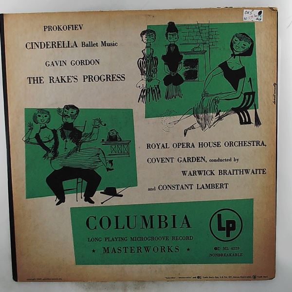 Royal Opera House Orchestra Covent Garden (cond. Braithwaite W./Lambert C.) — Prokofiev - Cinderella / Gordon - The Rake's Progress
