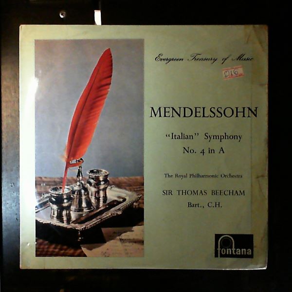Royal Philarmonic Orchestra (cond. Beecham T,) — Mendelssohn - Symphony No 4 "italian" in A
