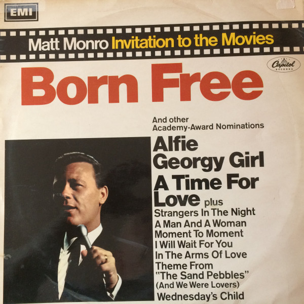 Matt Monro — Born Free (Invitation To The Movies)