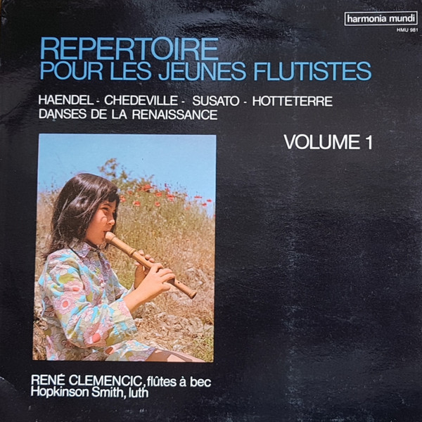 René Clemencic & Hopkinson Smith — Repertoire Pour Les Jeunes Flutistes - Volume 1