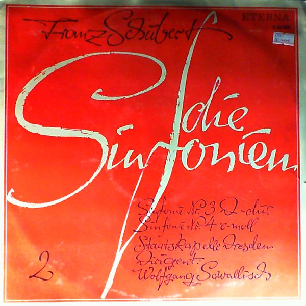 Staatskapelle Dresden — Schubert - Sym. No. 3 D-dur, No. 4 c-moll (Tragische)