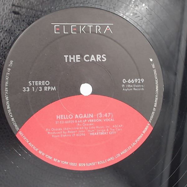 The Cars — Hello Again