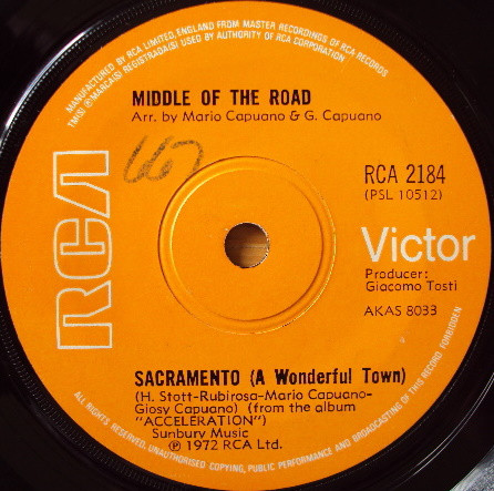 Middle Of The Road — Sacramento