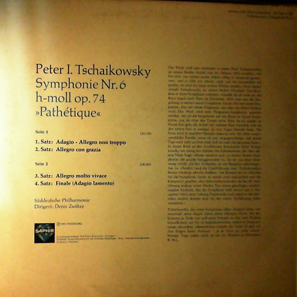 Suddeutsche Philharmonie (dir. Zsoltay Denis) — Tchaikovsky - Symphonie No. 6 "Pathetique" (Чайковский)