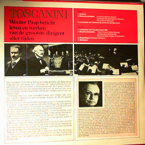 Symphony Orchestra (dir. Toscanini A.)/Paap Wouter — Wouter Paap Belicht Leven En Werk Van De Grootste Dirigent Aller Tijden