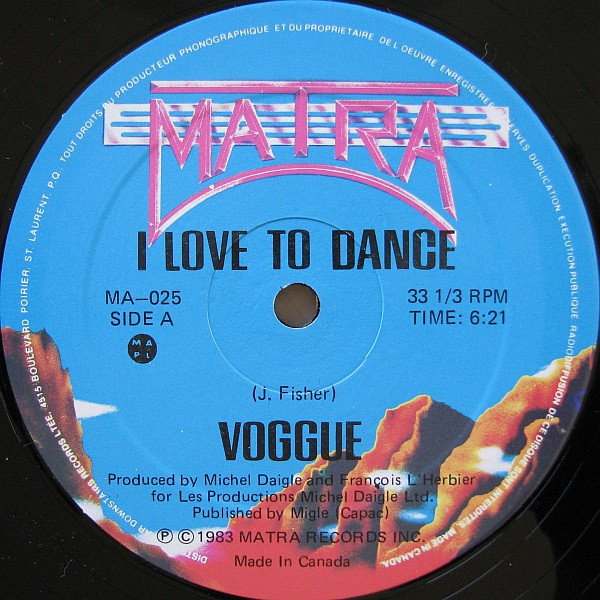 Voggue — I Love To Dance