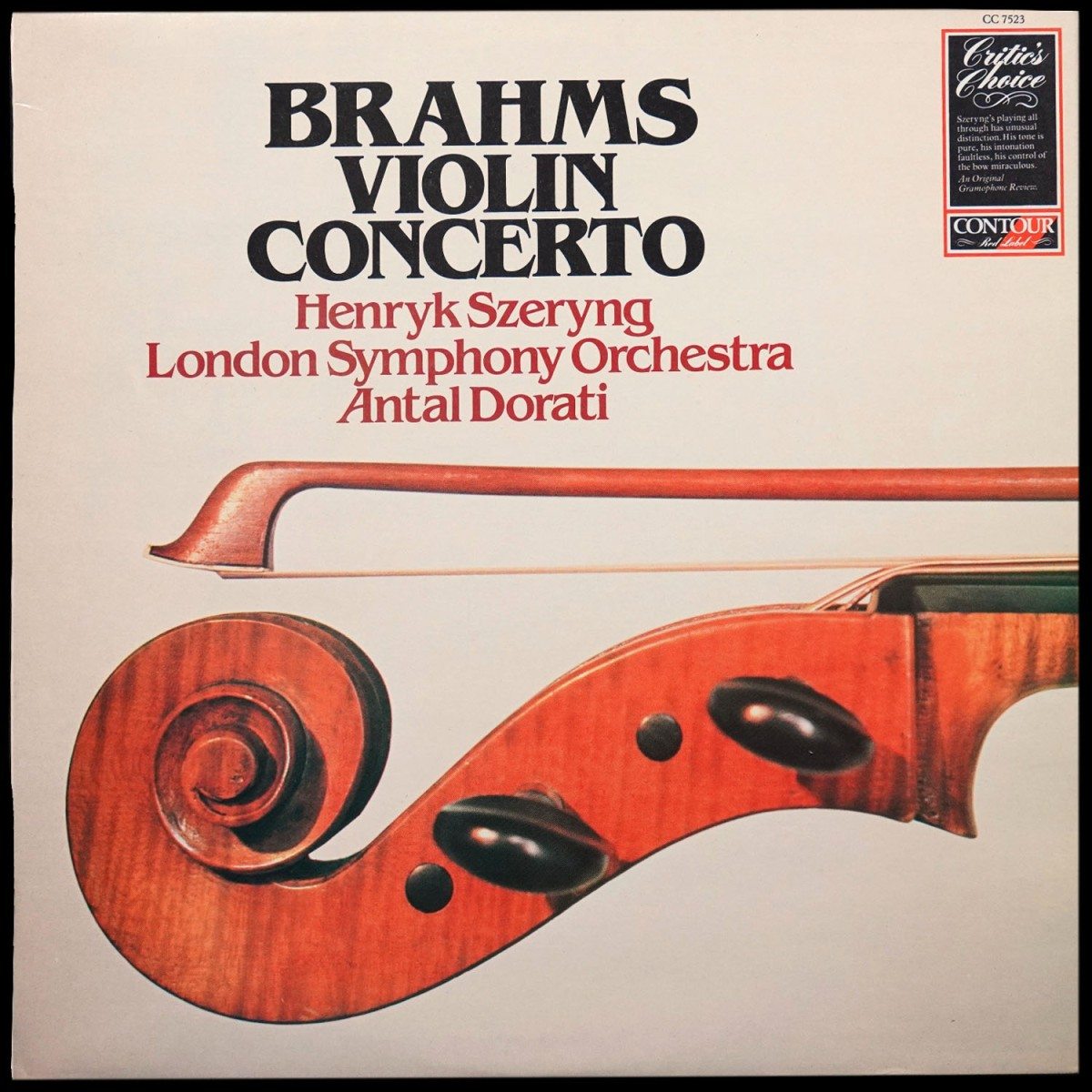 Szeryng Henryk — Brahms: Violin Concerto