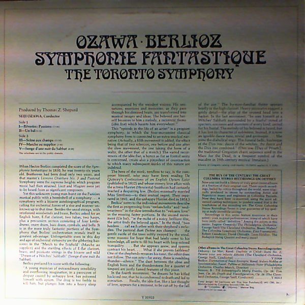Toronto Symphony (cond. Ozawa Seiji) — Berlioz - Symphonie Fantastique, Op.14
