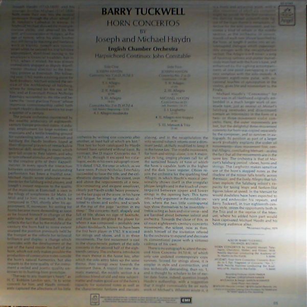 Tuckwell Barry — Horn concertos by Joseph Haydn & Michael Haydn
