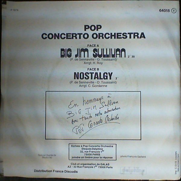 Pop Concerto Orchestra — Big Jim Sullivan