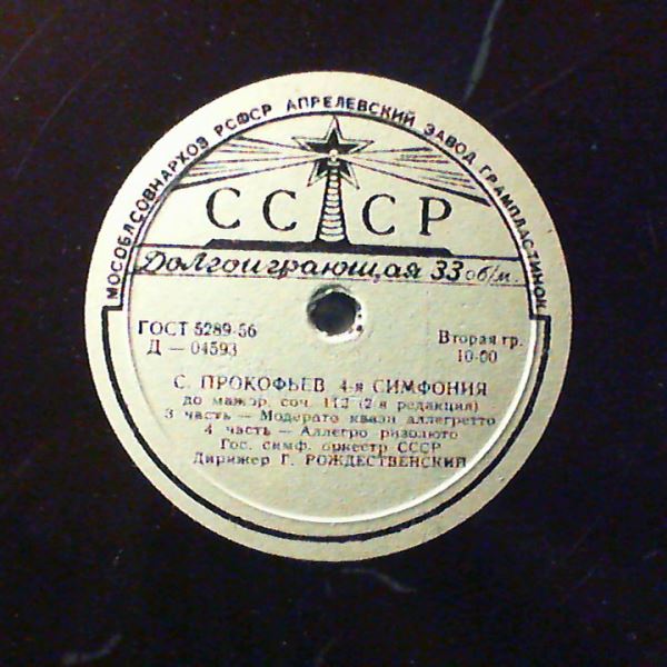 USSR State Symphony Orchestra (cond. Rozhdestvensky G.) — Prokofiev: Symphony No. 4