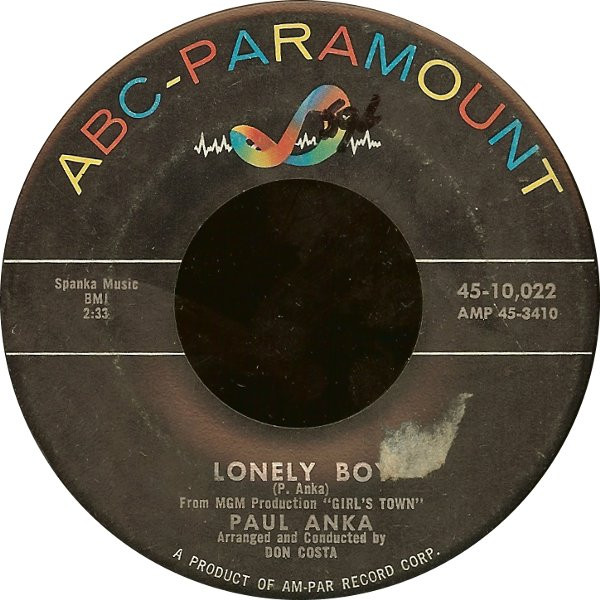 Paul Anka — Lonely Boy