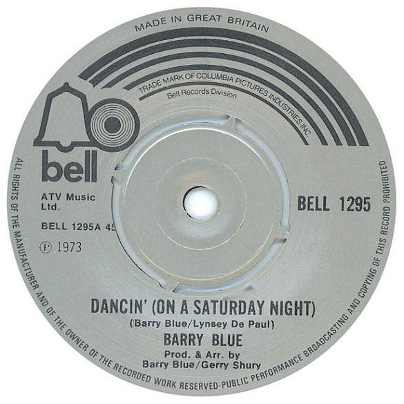 Barry Blue — Dancin' (On A Saturday Night)