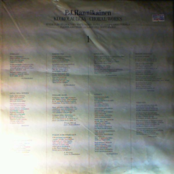 Various Artists — P.J. Hannikainen, Oskar Merikanto, Tapiola Choir