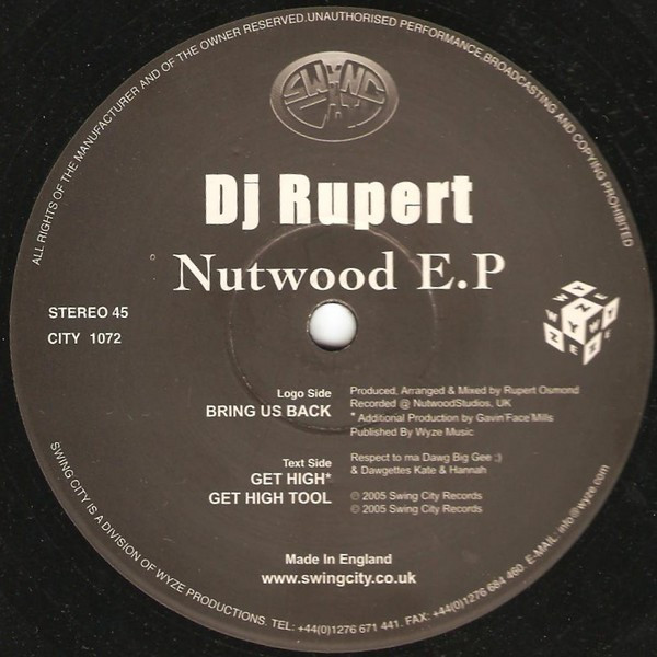 DJ Rupert — Nutwood EP