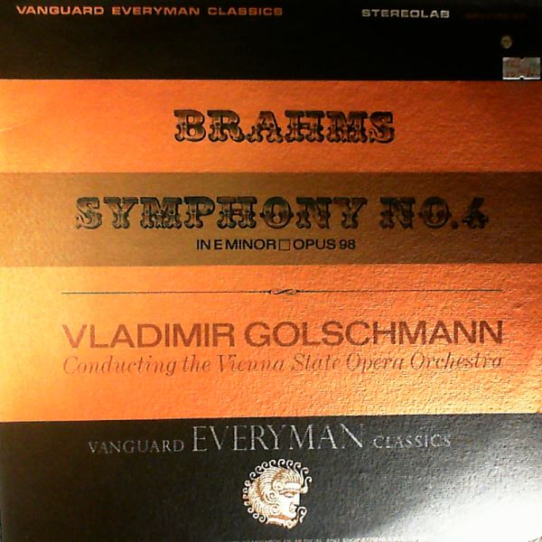 Vienna State Opera Orchestra (cond. Golschmann V.) — Brahms - Symphony No. 4 In E-moll Opus 98