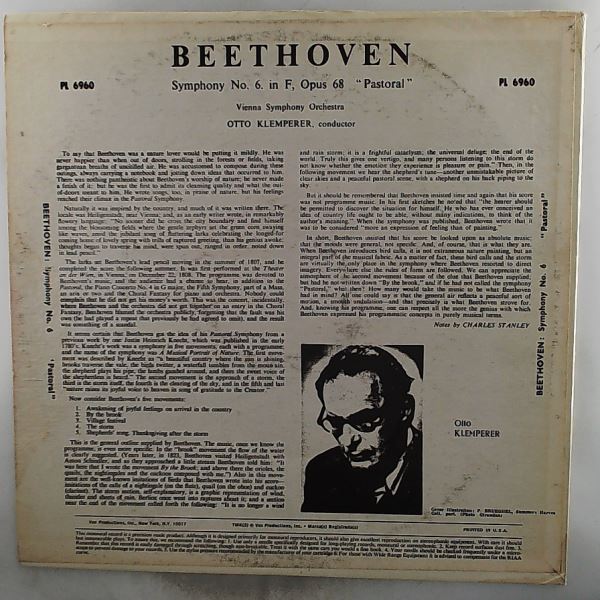 Vienna Symphony Orchestra (cond. Klemperer O.) — Beethoven - Symphony no. 6 "Pastoral"