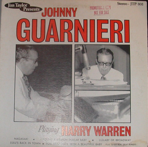 Johnny Guarnieri — Johnny Guarnieri Playing Harry Warren