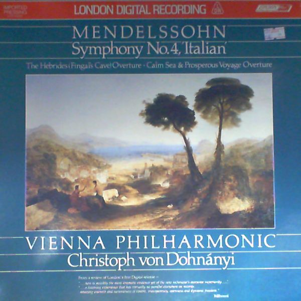 Von Dohnanyi Christoph — Mendelssohn: Symphony #4, Italian