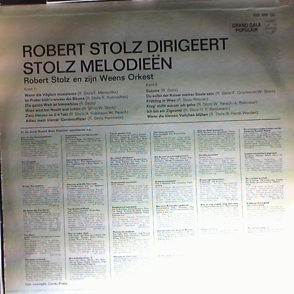 Weens Orkest (dir. Stolz Robert) — Stolz R. - Wenn die Voglein musizieren; Im Prater bluh'n wieder die Baume; Salome; Du sollst der Kaiser meiner Seele sein etc.
